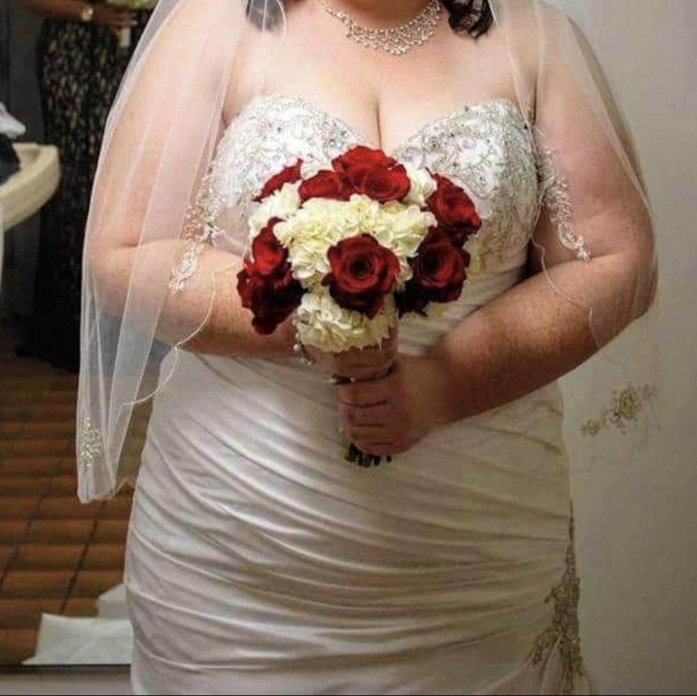David's Bridal Mermaid Wedding Dress